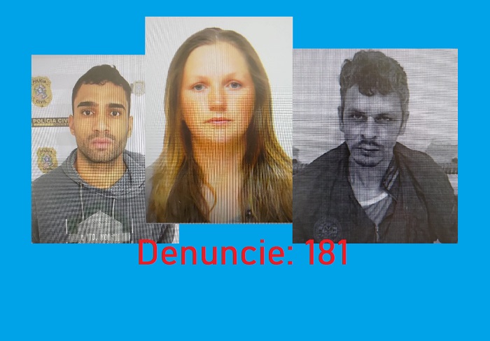 Procura-se: PC divulga fotos de Chaylom, Edgar e Tatiana, envolvidos em tentativa de homicídio em Santa Maria de Jetibá