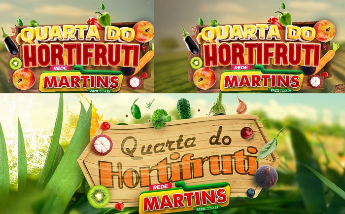 Muita economia na Quarta do Hortifrúti Martinsfácil. Lista imperdível