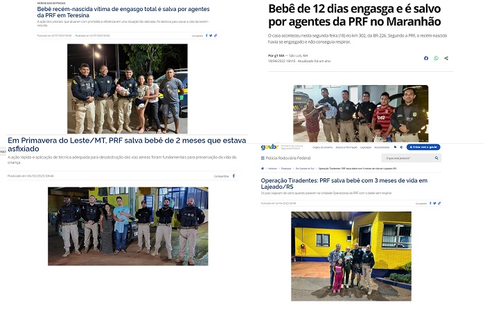 PRF salva vidas. Frase 