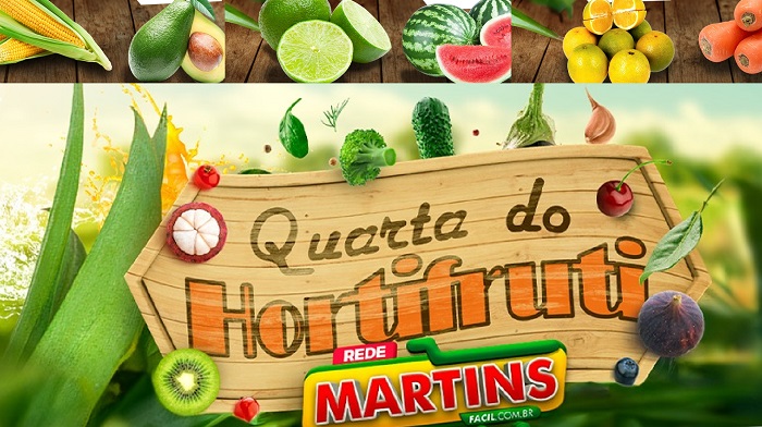 Hoje: Quarta do Hortifrúti imbatível no Martinsfácil. Tem 2 listas!