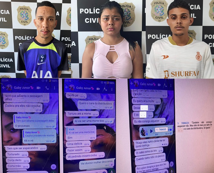 Prints mostram a crueldade de trio preso após matar João Vítor, na Serra