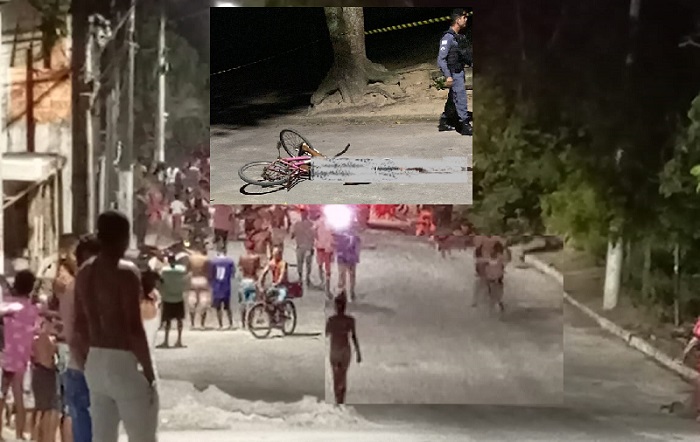 Jovem é assassinado no Santa Cruz, quando trafegava de bicicleta. Linhares