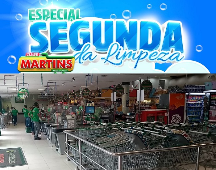 A segunda da Limpeza e a lista imbatível no Martinsfácil