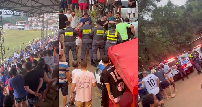 Briga entre torcedores quebra brilho do futebol em Rio Bananal
