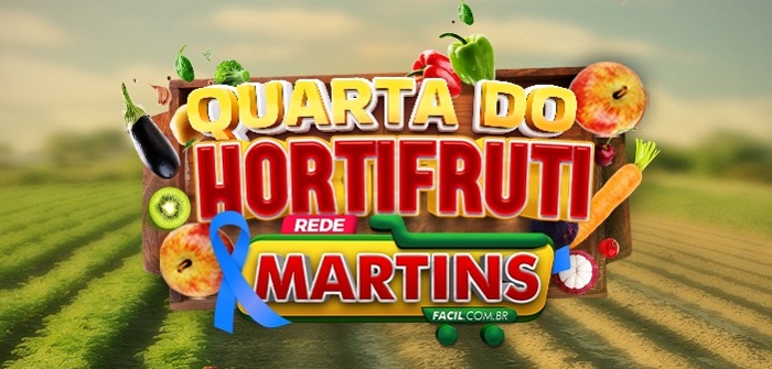 Quarta do Hortifrúti para economizar e levar saúde para casa. O Martinsfácil tem tudo