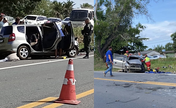 Dois óbitos e uma pessoa socorrida em acidente na BR-101, em São Mateus