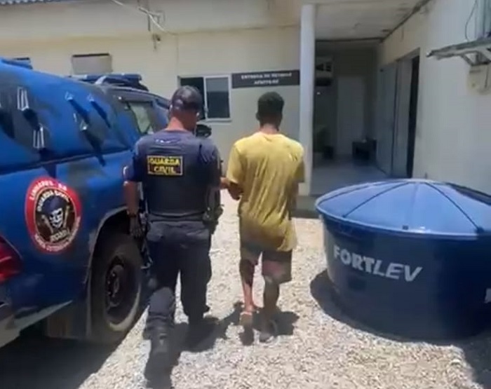 “Fui preso sim”: Suspeito tenta enrolar GCM com nomes falsos, e acaba na delegacia de Linhares