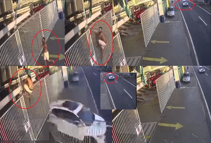 “Sorte”: Homem dá de cara com a PM após furtar carro em Linhares