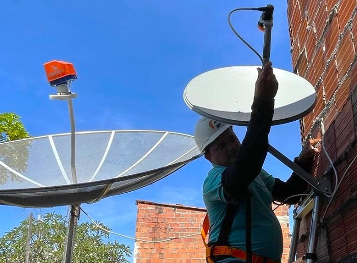 Sooretama na lista das 16 cidades do ES com acesso ao agendamento e instalação gratuitos da nova parabólica digital