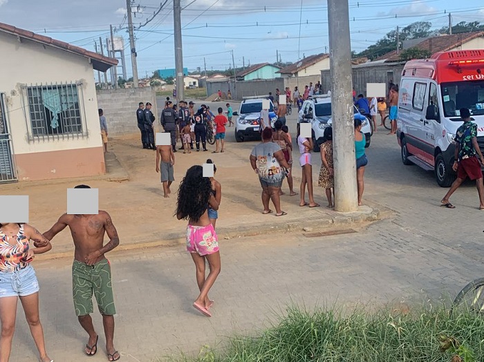 Esfaqueamento, viaturas e samu nas “Casinhas do Aviso”