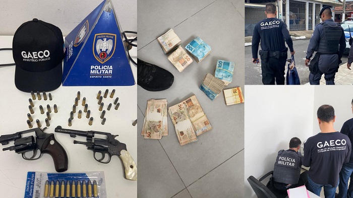 Gaeco vasculha ambientes de agentes públicos em Colatina e Vila Velha. Teve servidor afastado