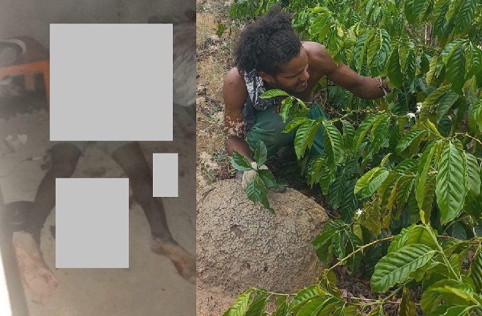 Morador do Jocafe é esgorjado e prato com sangue é encontrado na cena