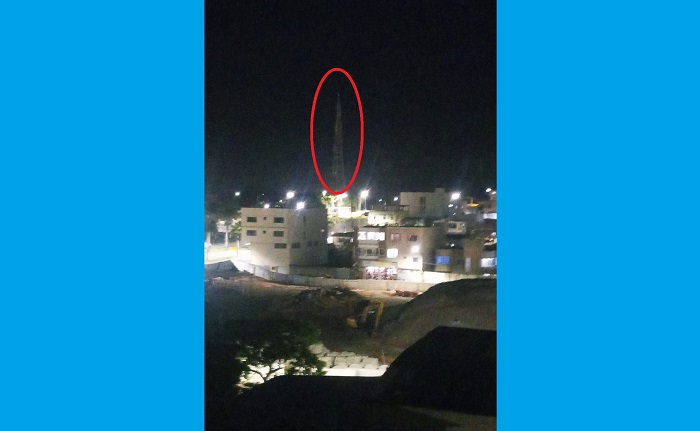 Torre apagadona (não) chama a atenção em Linhares. “É perigoso”, alerta leitor