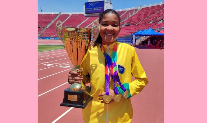 Sul-Americano do Chile: Ana Elizia trouxe 3 medalhas de ouro para Linhares