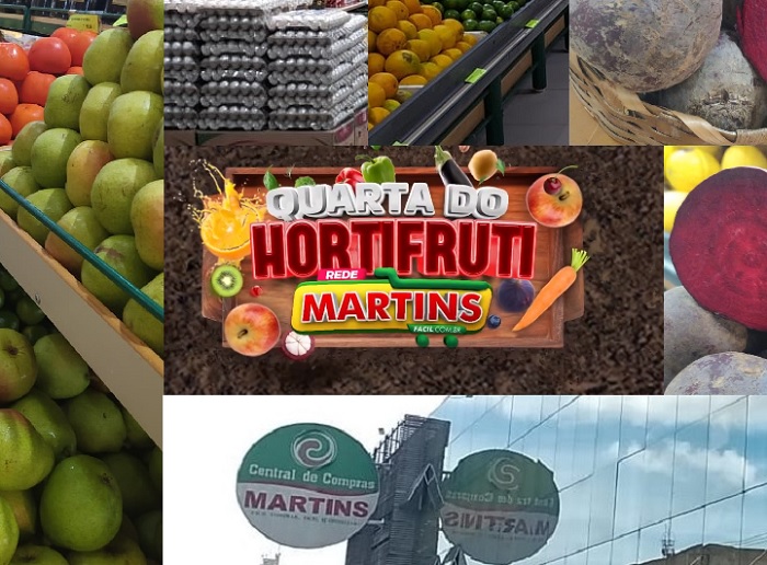 Hortifrúti com economia? Só se for agora, no Martinsfácil. Lista imbatível