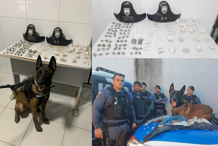 Roubo de celular termina em apreensão de drogas no Cavaco do Aviso, Linhares