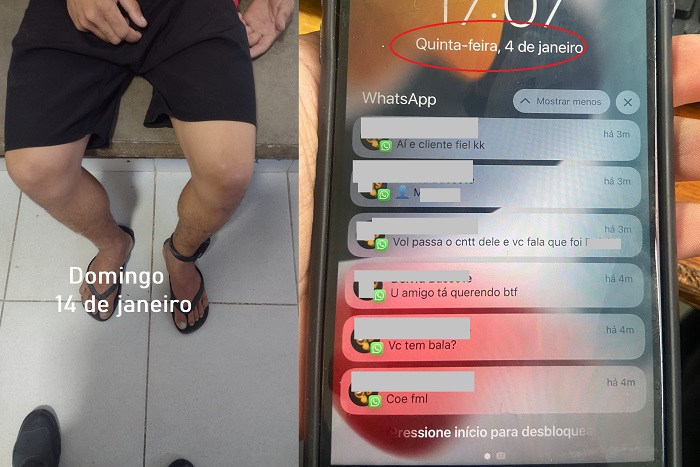 Justiça determina e G.A. prende jovem do celular “Tem bala?” em Linhares