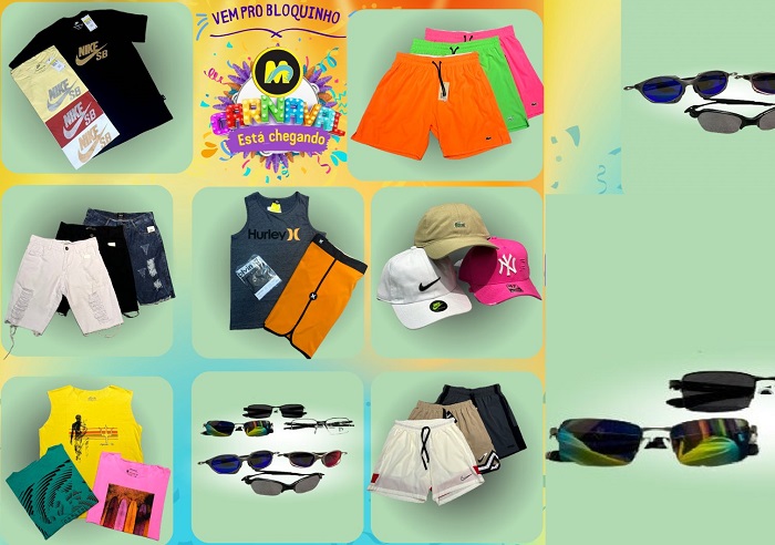 Kit praiano: 3 peças por R$ 100 na Meireles que já tá em clima de carnaval