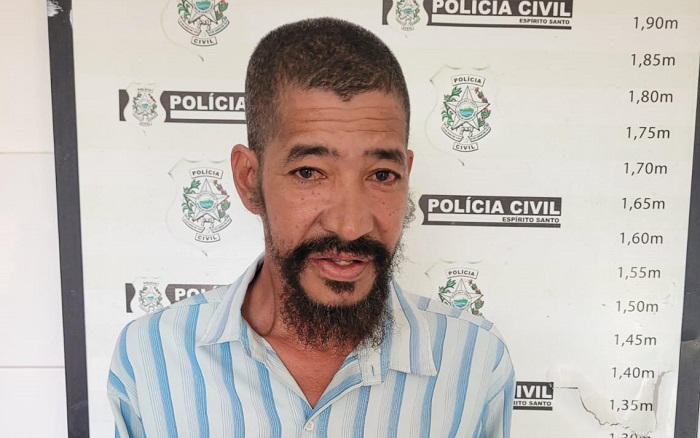 Preso Nego Gita, que faltou a julgamento e pegou cadeião pela morte de Tânia em Linhares