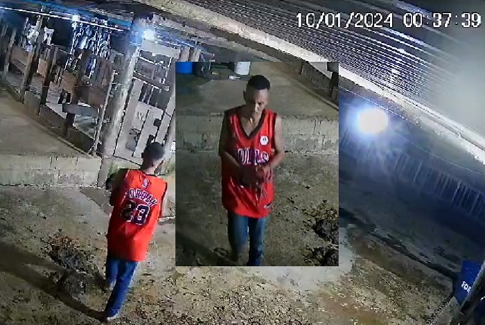 Homem atira, mata gado e rouba carne em Linhares. Está no “Procura-se” da PC