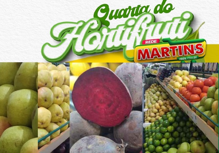 Quartou no Martinsfácil, com lista imbatível da Quarta do Hortifrúti
