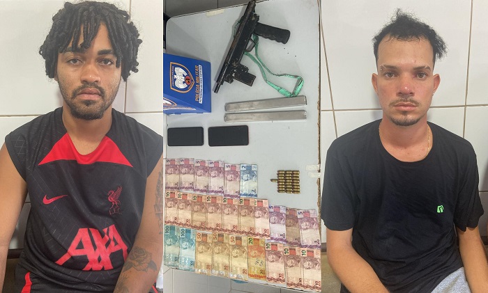 PM prende LK e Jogador, e apreende arma de “Ceará” em Sooretama