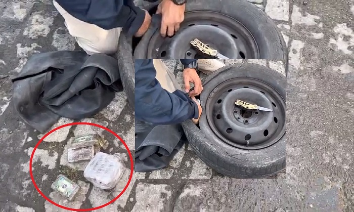 BR-101: Mais de 2kg de “supermaconha” escondidos no estepe de carro que veio do Complexo da Maré