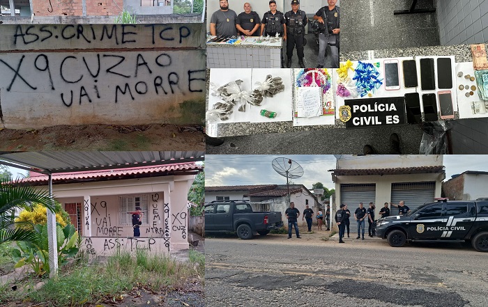 3 mulheres e 1 homem presos em ação no Bom Jesus do Norte. Fotos impressionam