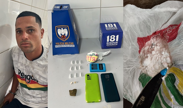 Homem é preso em Povoação em ação da PM. Drogas foram apreendidas
