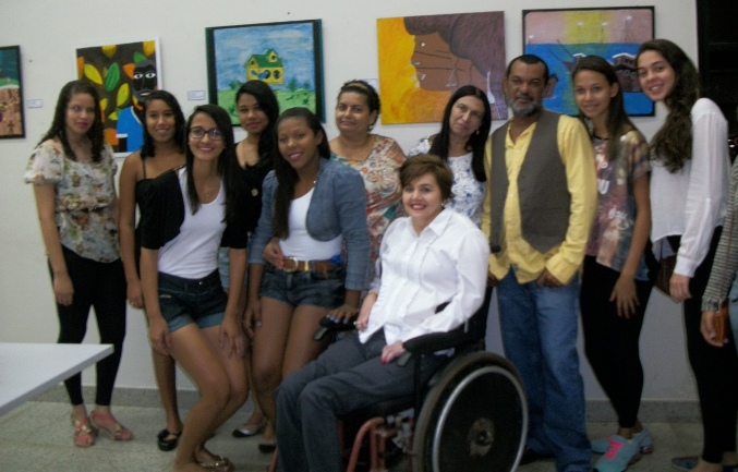 Estudantes artistas: 