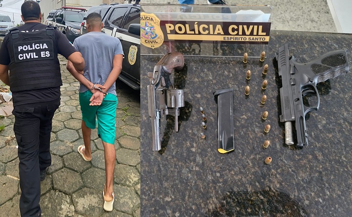 Suspeitos de Linhares presos em ação da PC em Vila Valério
