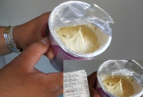 Absurdo: veja o que consumidor encontrou dentro de lata de leite em pó comprada em supermercado de L