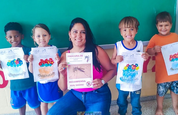 Combate à dengue: Escola do Pontal do Ipiranga realiza projeto em parceria com acadêmicas de Medicina