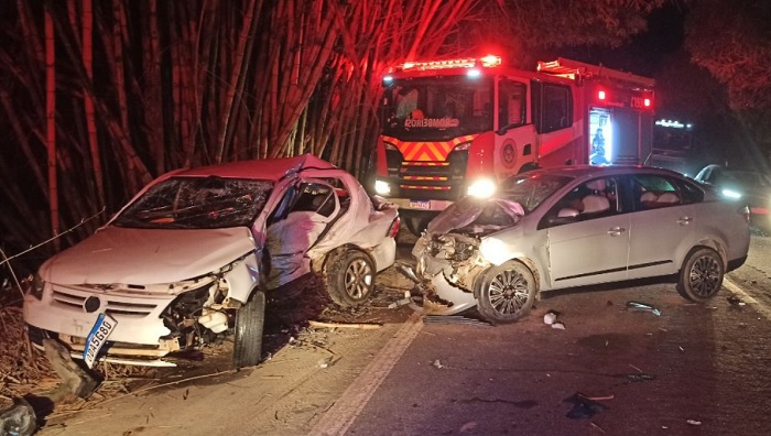 Triste cena (mais uma) na BR-259, Colatina: 6 feridos e 1 morto