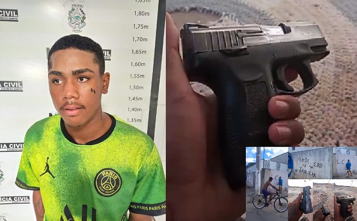 Bife foge em “saidinha” e é identificado como autor de vídeo ameaçador em Linhares
