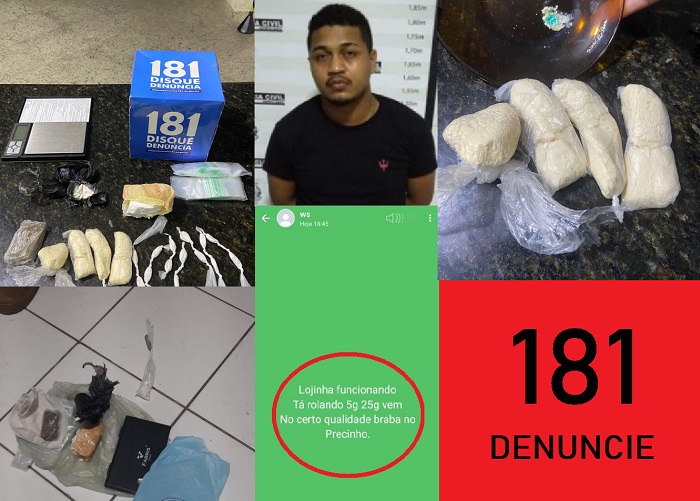 Lojinha no Zapi: PC prende jovem que vendia drogas pela rede social em Linhares