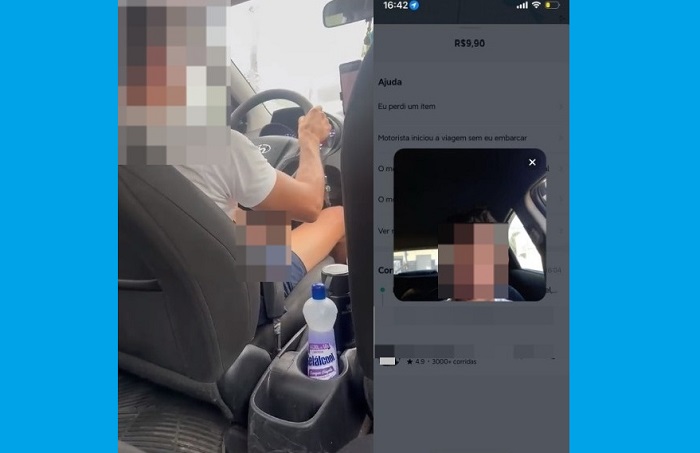 PC investiga: Passageira filma assédio dentro de carro de aplicativo em Linhares