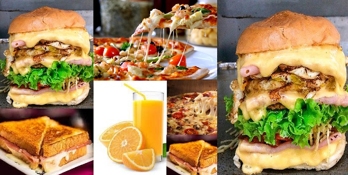Lanches, pizzas. Sexta a domingo e com entrega, no Bolo do Rei. Os preços mais baixos da cidade