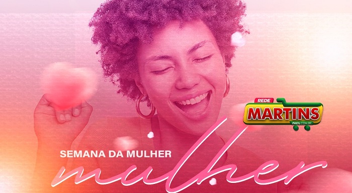 Muitos kits na Semana da Mulher no Martinsfácil. Imperdível e vale até sábado