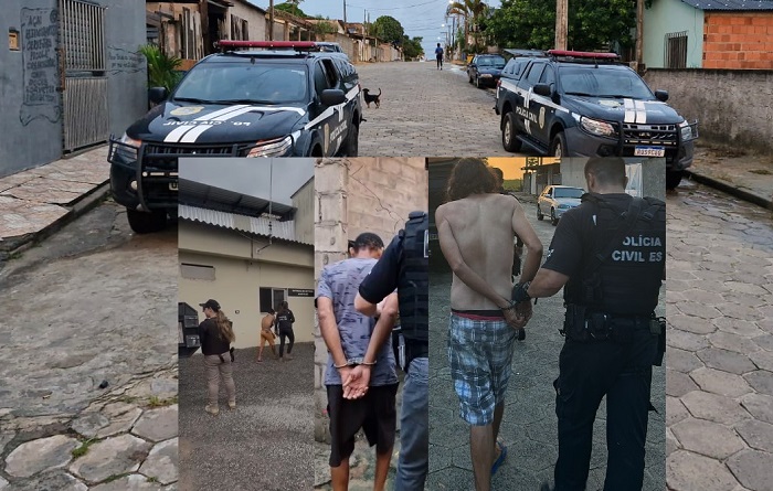 Presos 2 mulheres e 3 homens em Operação pente fino em Sooretama