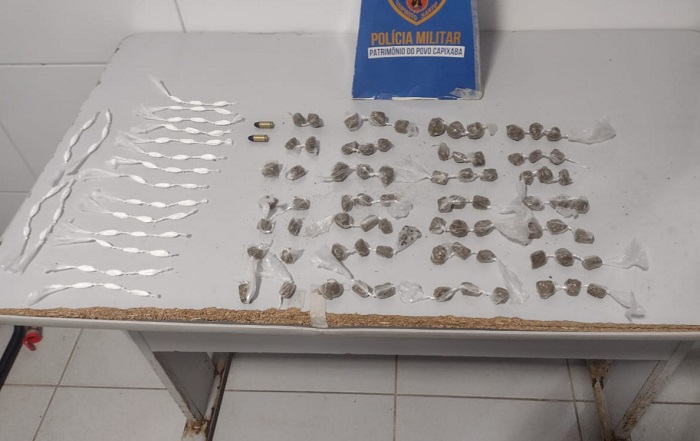 Mais frustração pro tráfico em Linhares. G.A. da 3ª Cia e K-9 em ação