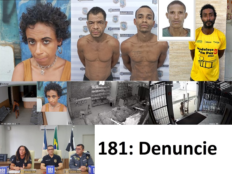 PC prende 5 autores de pelo menos 100 furtos em Vila Velha