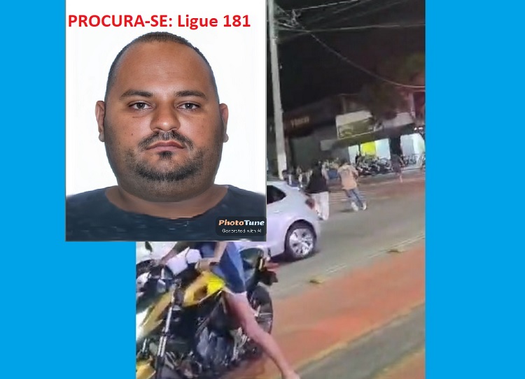PC divulga foto de suspeito de tentativa de homicídio após confusão em casa de shows de Linhares