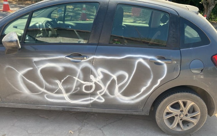 Polícia Civil de Aracruz elucida caso de casal que teve carro pichado