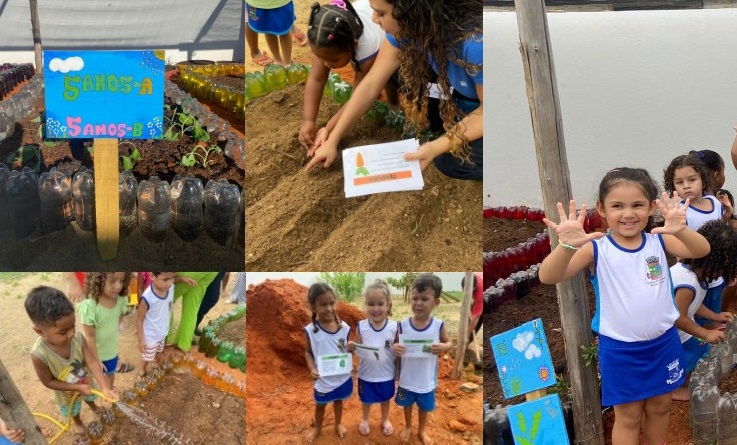 Projeto ambiental envolve pais, alunos, professores e empresas no Ceim em Bebedouro, Linhares