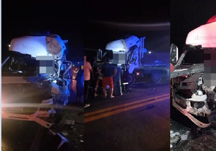 Caminhoneiro morre em acidente na BR-101, em Linhares