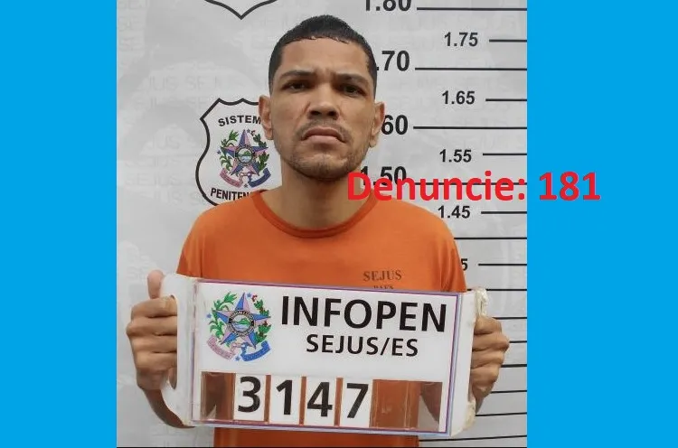 Guê Guê: Polícia Civil pede ajuda para localizá-lo. Mandado aberto em Linhares