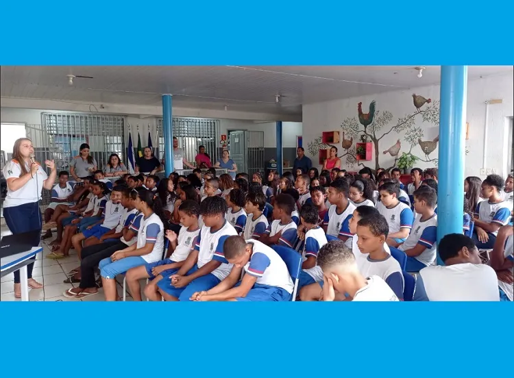 Violência é tema de palestras com estudantes do 6º ao 9º anos das escolas da Prefeitura de Linhares