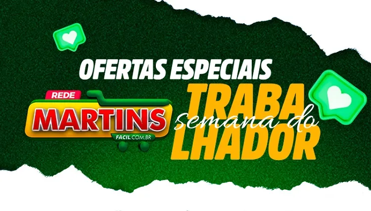 Ofertas imperdíveis no Clube Martinsfácil. Antecipem as compras, pois quarta não abre