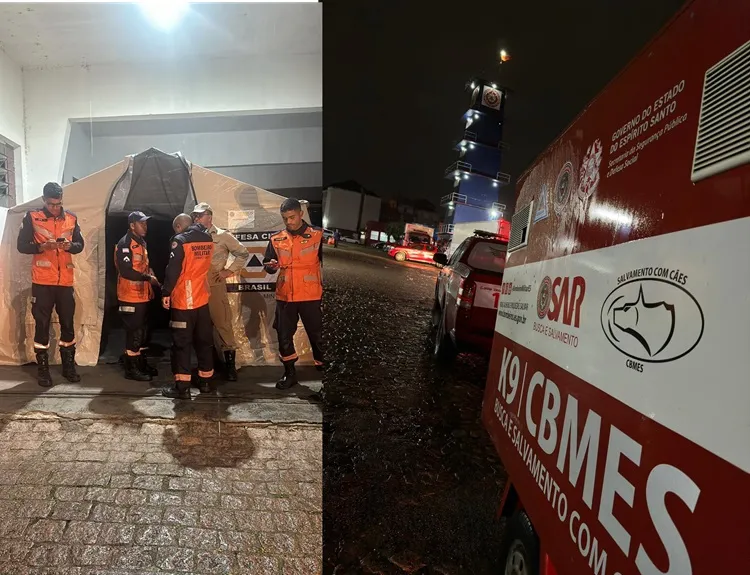 Bombeiros capixabas chegam a Porto Alegre